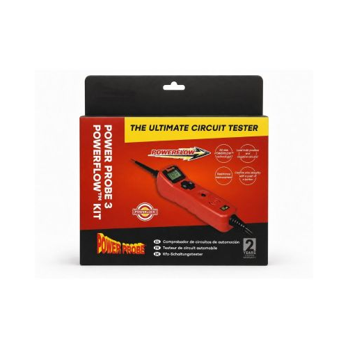 Power Probe PP3PF Cicuit Tester With PowerFlow Red, EVA Case and Accessories