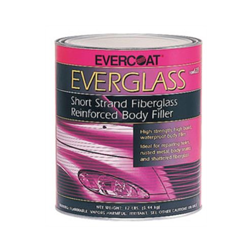 Fibre glass Evercoat EVERGLASS 100622 Short Strand Fiberglass Reinforced Body Filler, 1 gal Can, Blue/Green, Paste