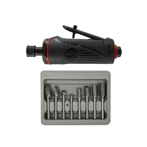 Astro Pneumatic 8PC BURR SET / 1/4" DIE GRINDER COMBO