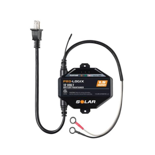 Clore Automotive SOLAR 1002 1.5 Amp 12 Volt Automatic Underhood Battery Charger