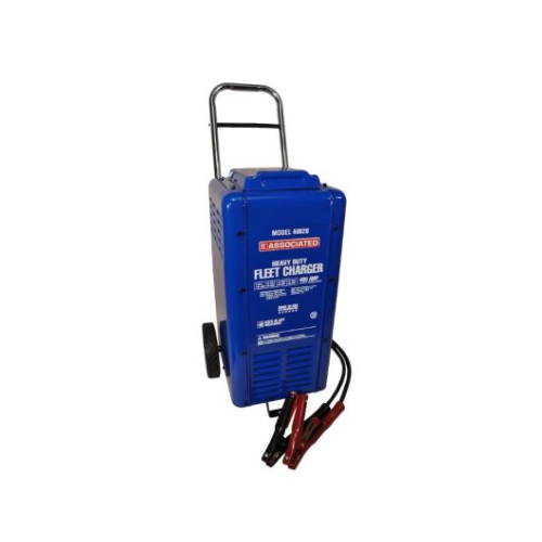 Associated 6002B 6V/12V/18V/24V 100A/80A/50A/40A Heavy Duty Fleet Wheel Battery Charger with 400A Engine Start