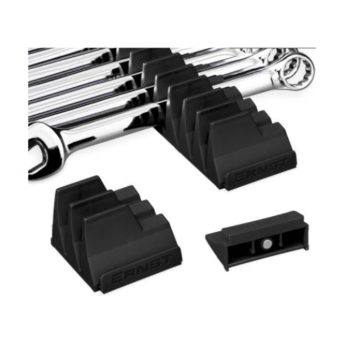 Ernst Mfg. 40 Tool Magnetic Modular Wrench Pro Organizer - Black
