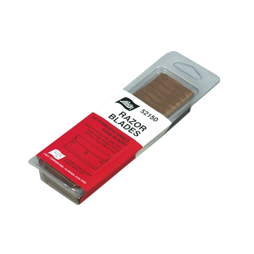 Lisle 100PK RAZOR BLADES CARBON STEEL