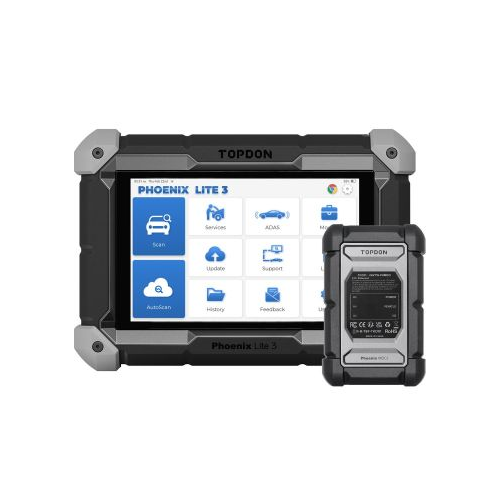 Topdon Phoenix Lite 3 - 8" OE-Level Scan Tool, Serv Funcs, Bi-Directional Controls