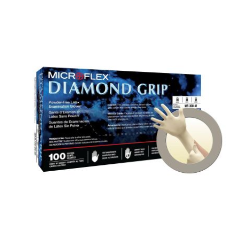 Microflex DIAMOND GRIP MF-300 LATEX GLOVES M