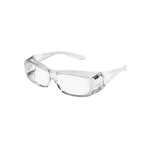 Sellstrom Safety Glasses - Over-The-Glass Series - Clear Lens - Clear Frame - Hard Coated