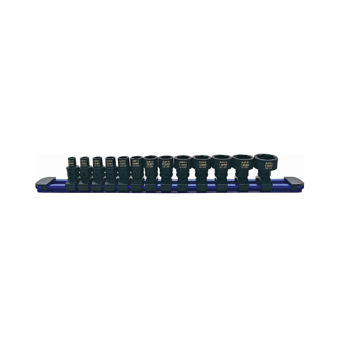 Astro Pneumatic 13-Piece 1/4? Drive Low Profile Nano Impact Sockets &hyphen; Metric
