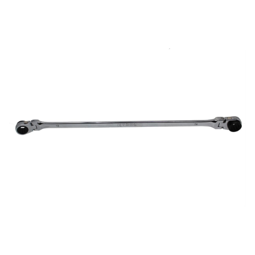 K Tool International Wrench 12mm x 14mm Metric Ratcheting Reversible Double Box Universal Spline 90 Tooth