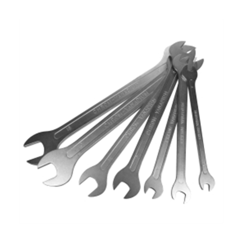 VIM Tools Metric Flat Wrench Set, 7 Piece 6 mm Thru 19 mm, Open End, Thin Flat Design